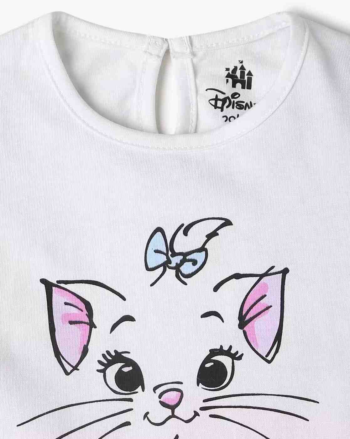 INF FRENDZ | Girls Graphic Print Regular Fit Round-Neck Top|2