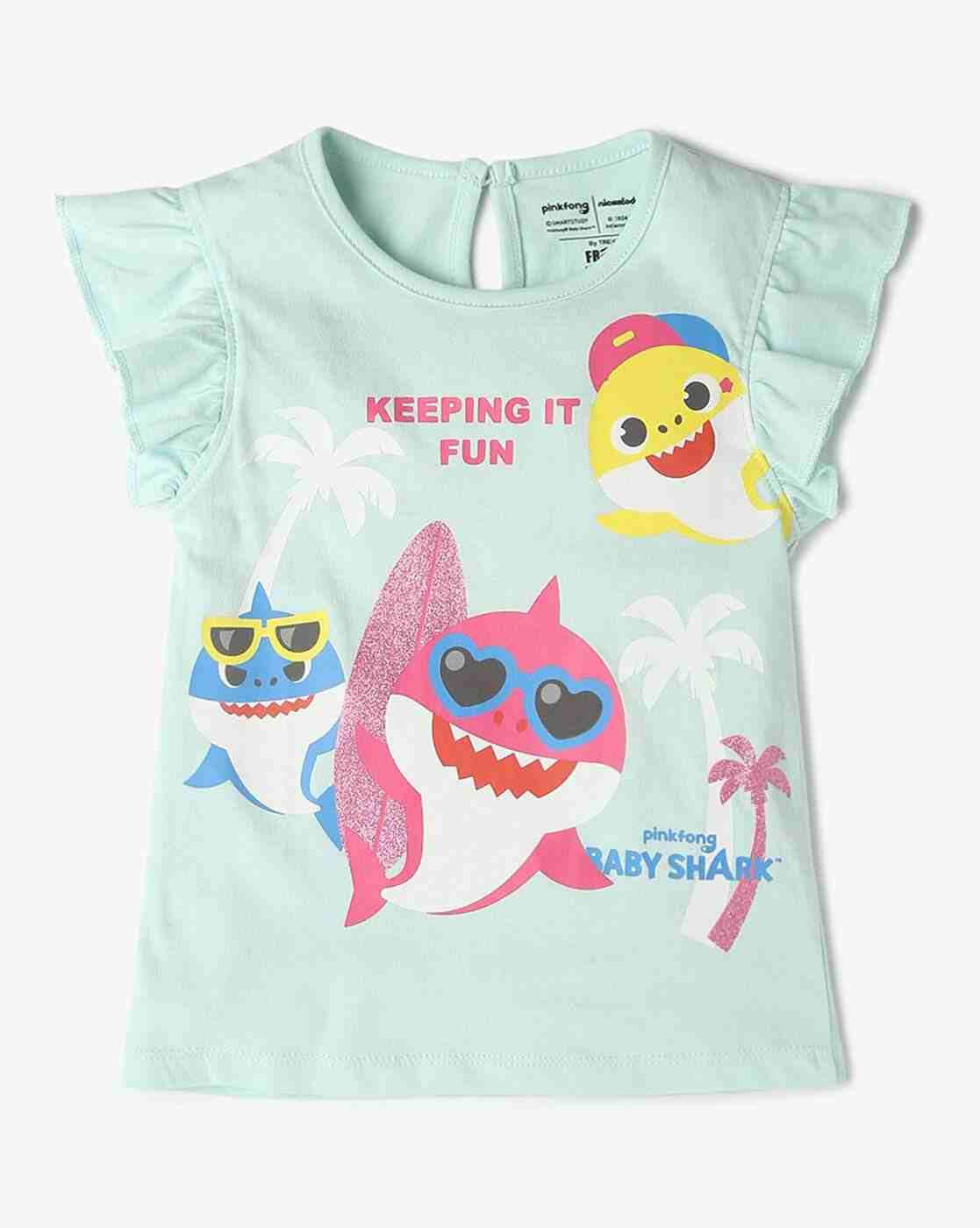 INF FRENDZ | Girls Graphic Print Regular Fit Top|0