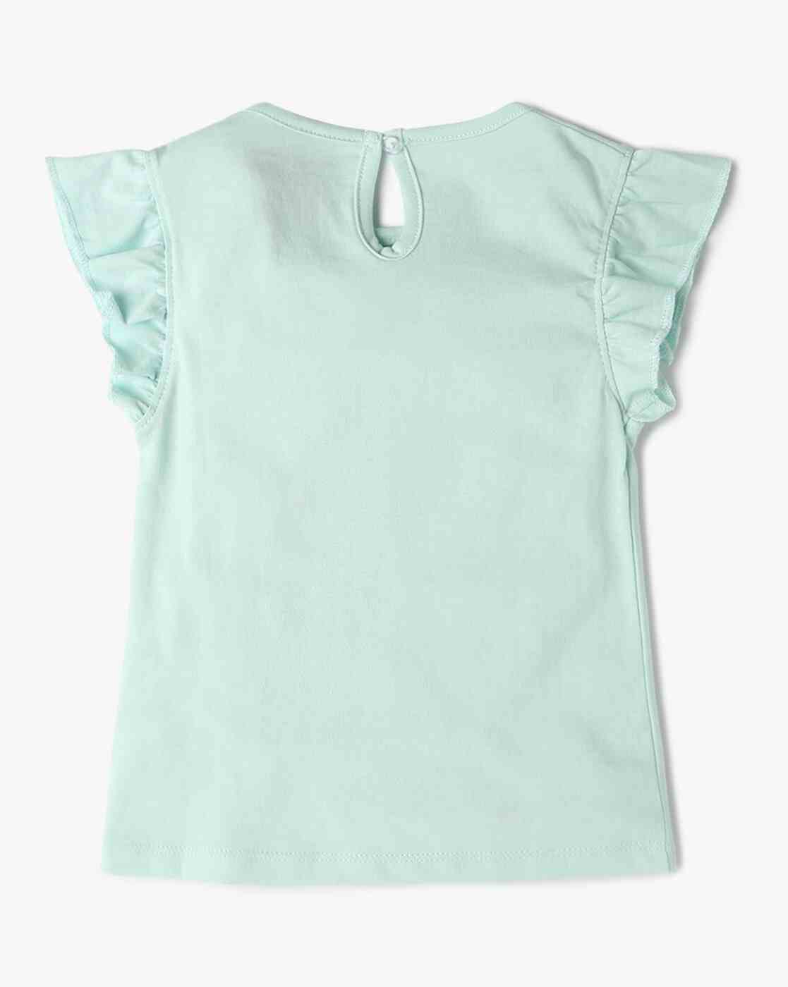 INF FRENDZ | Girls Graphic Print Regular Fit Top|1