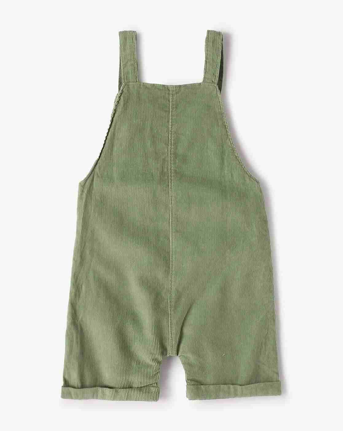 INF FRENDZ | Boys Ribbed Regular Fit Dungaree with T-Shirt|4