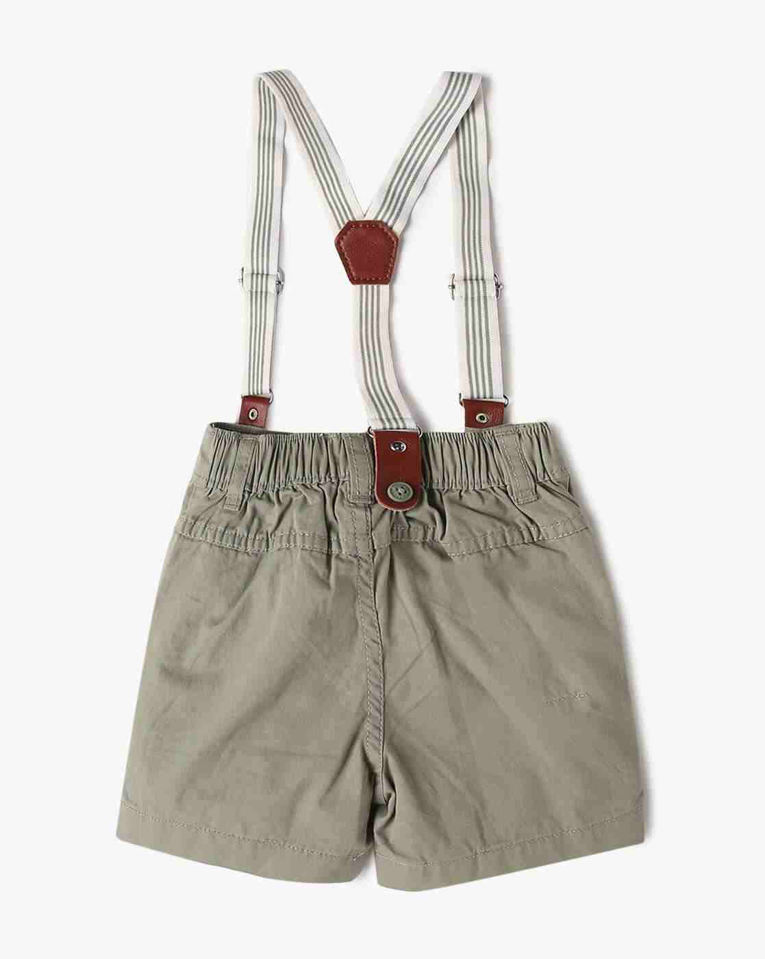 INF FRENDZ | Boys Tropical Print Shirt with Trousers & Suspender|4