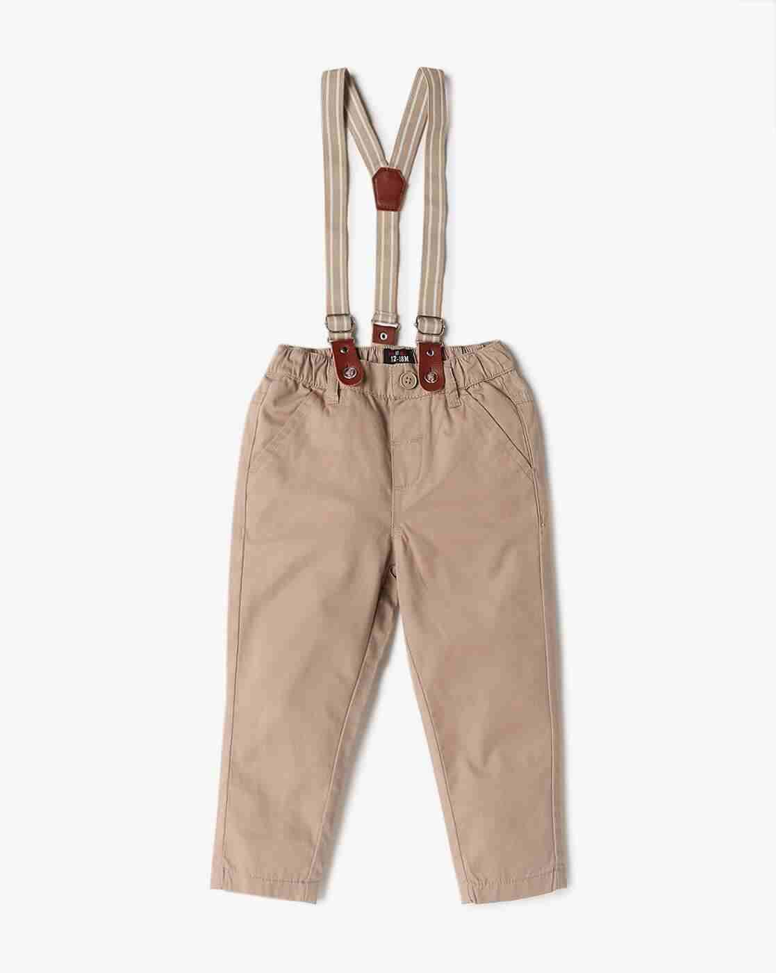 INF FRENDZ | Boys Printed Cotton Shirt with Pants & Suspender|3
