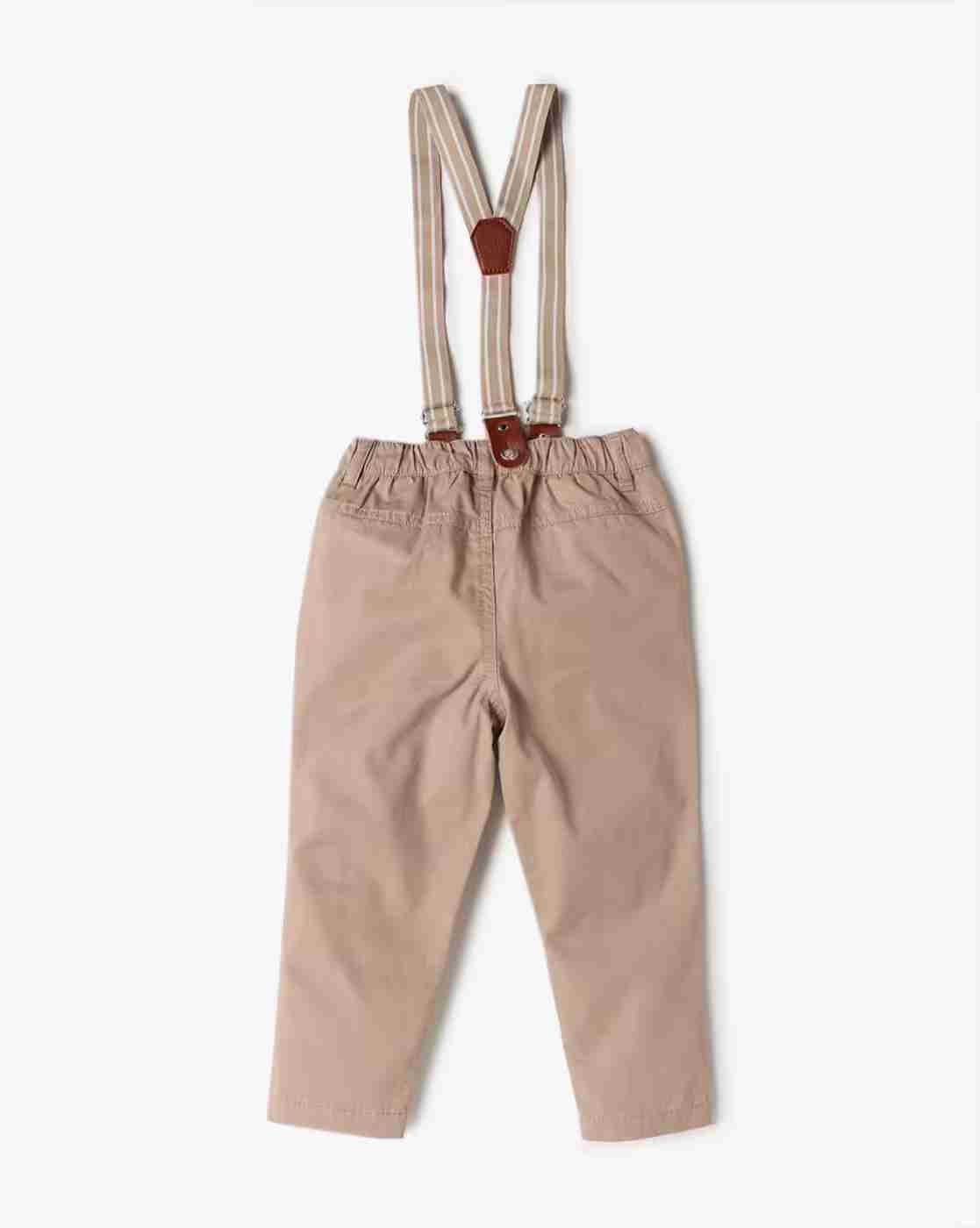 INF FRENDZ | Boys Printed Cotton Shirt with Pants & Suspender|4