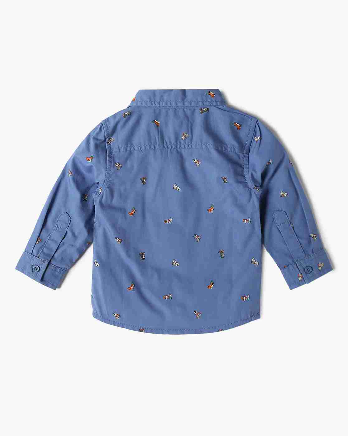 INF FRENDZ | Boys Printed Regular Fit Cotton Twofer Shirt|2