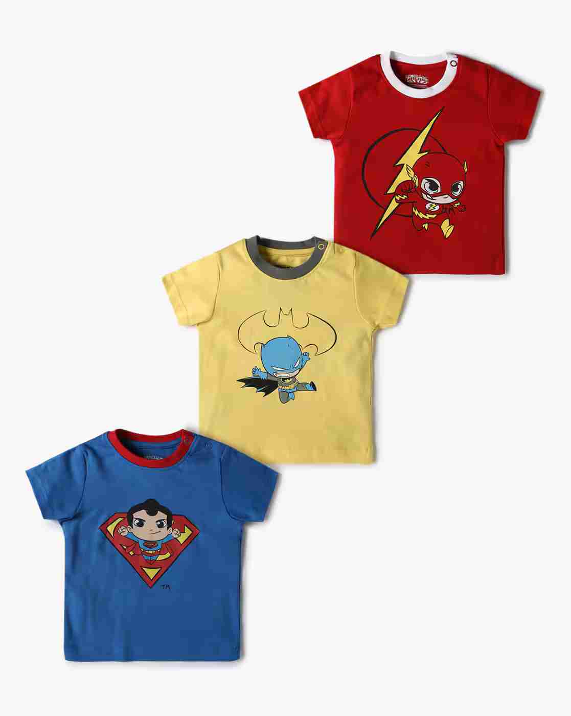 INF FRENDZ | Pack of 3 Printed Cotton Assorted T-Shirts|0