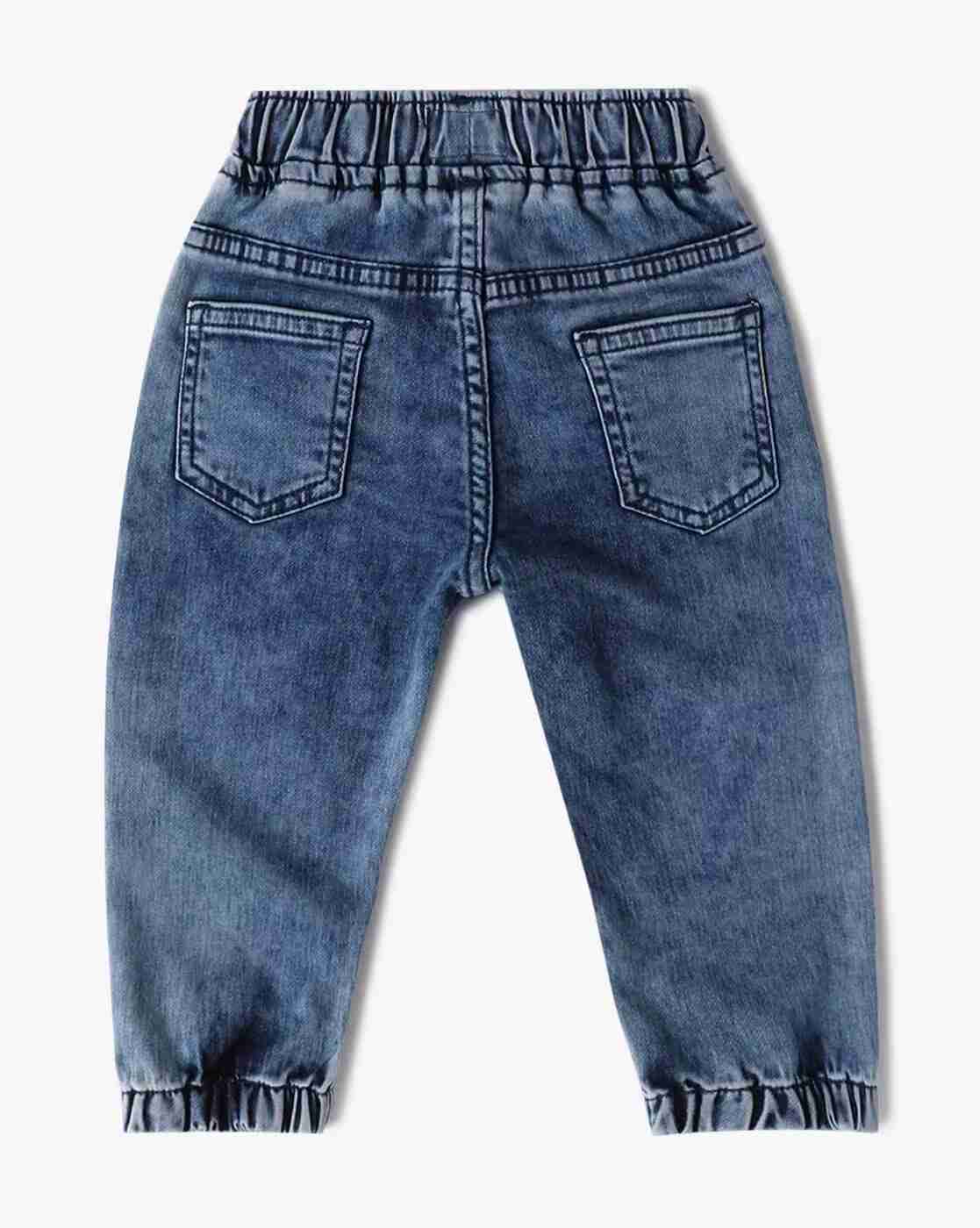 INF FRENDZ | Boys Heavily Washed Denim Jogger|1