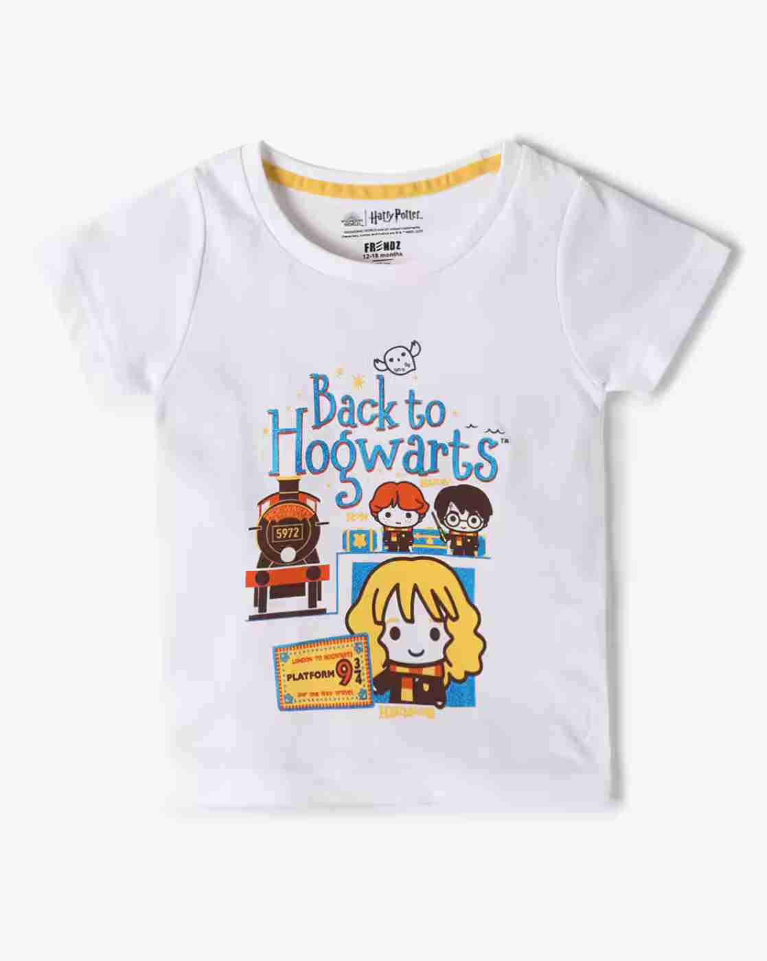 INF FRENDZ | Boys Graphic Print Regular Fit Crew-Neck T-Shirt|0