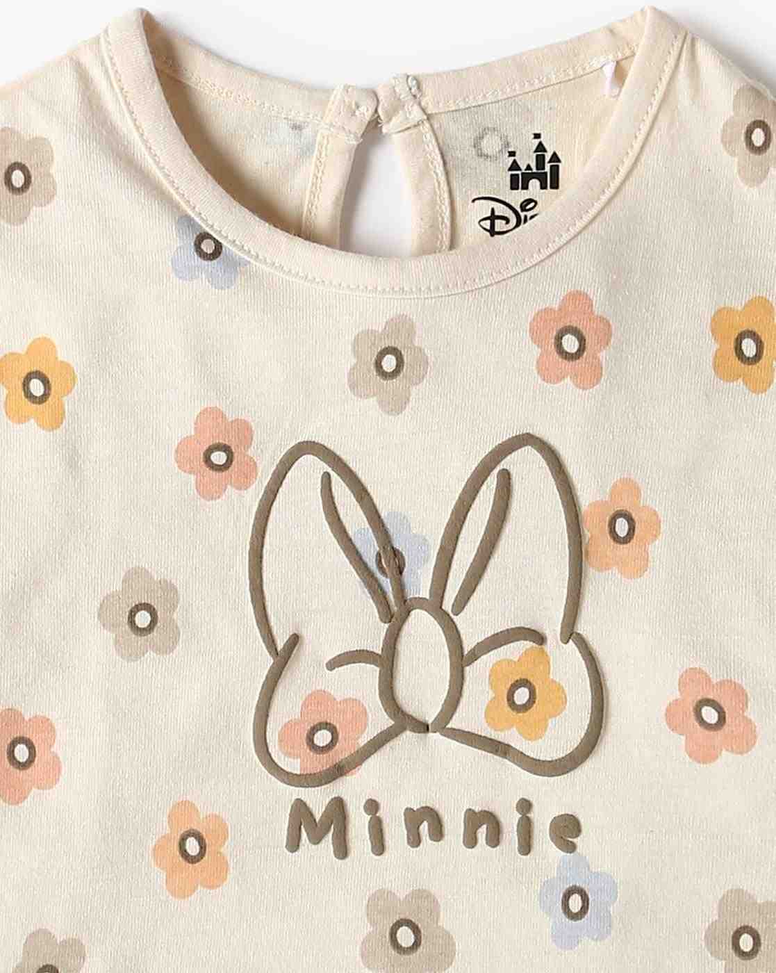 INF FRENDZ | Girl Floral Print Regular Fit Crew-Neck T-Shirt|2