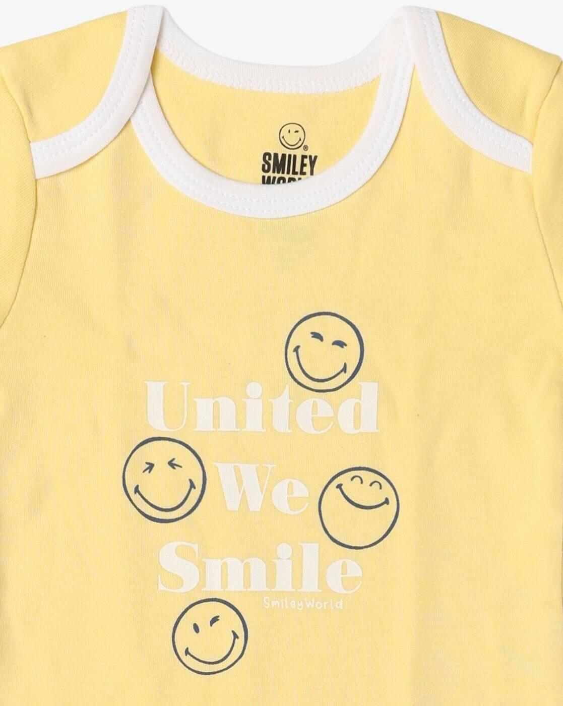 INF FRENDZ | Boys Smiley Print Set|8