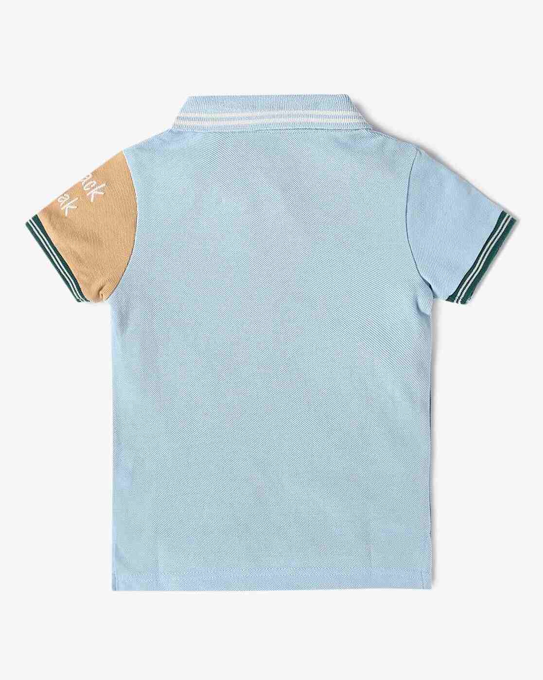 Boys Colourblock Relaxed Fit Polo T-Shirt - INF FRENDZ