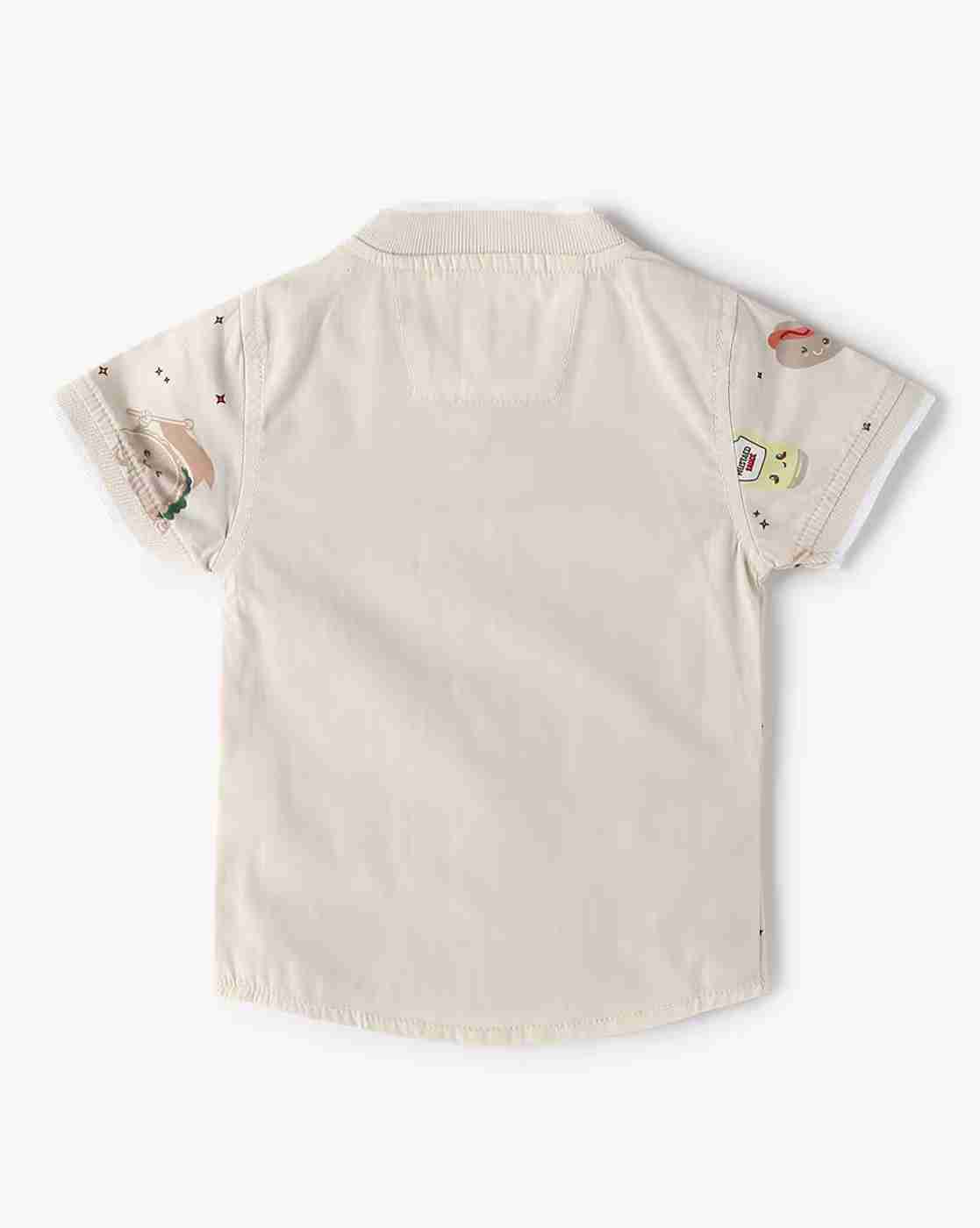 INF FRENDZ | Boys All-Over Print Regular Fit Shirt with Patch Pocket|1