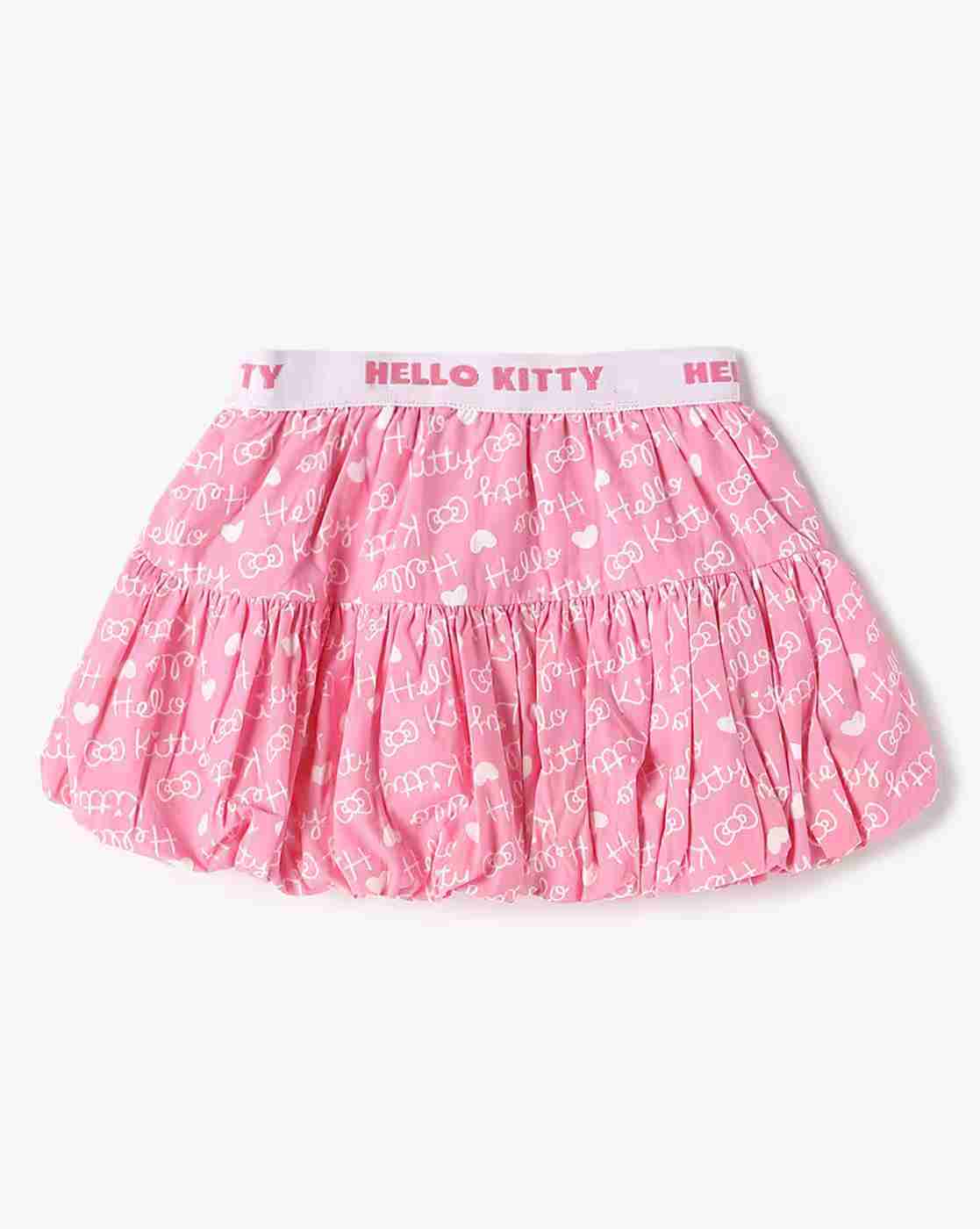 INF FRENDZ | Girls Hello Kitty Print Shirt & Skirt Set|4