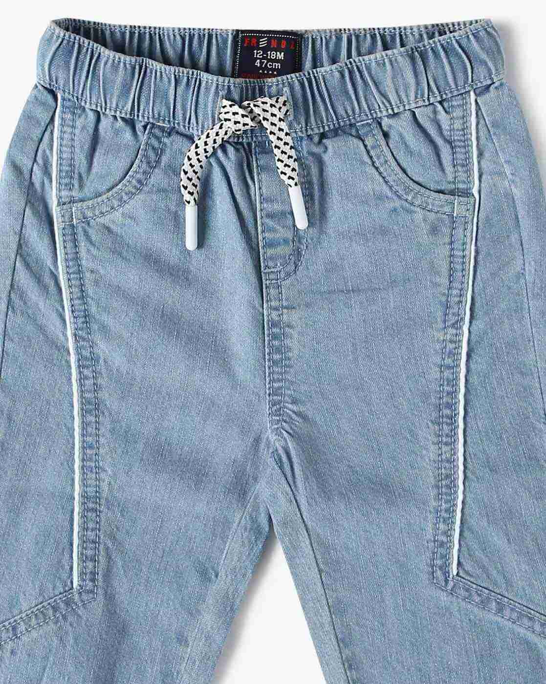 INF FRENDZ | Boys Lightly Washed Regular Fit Jogger Jeans|2