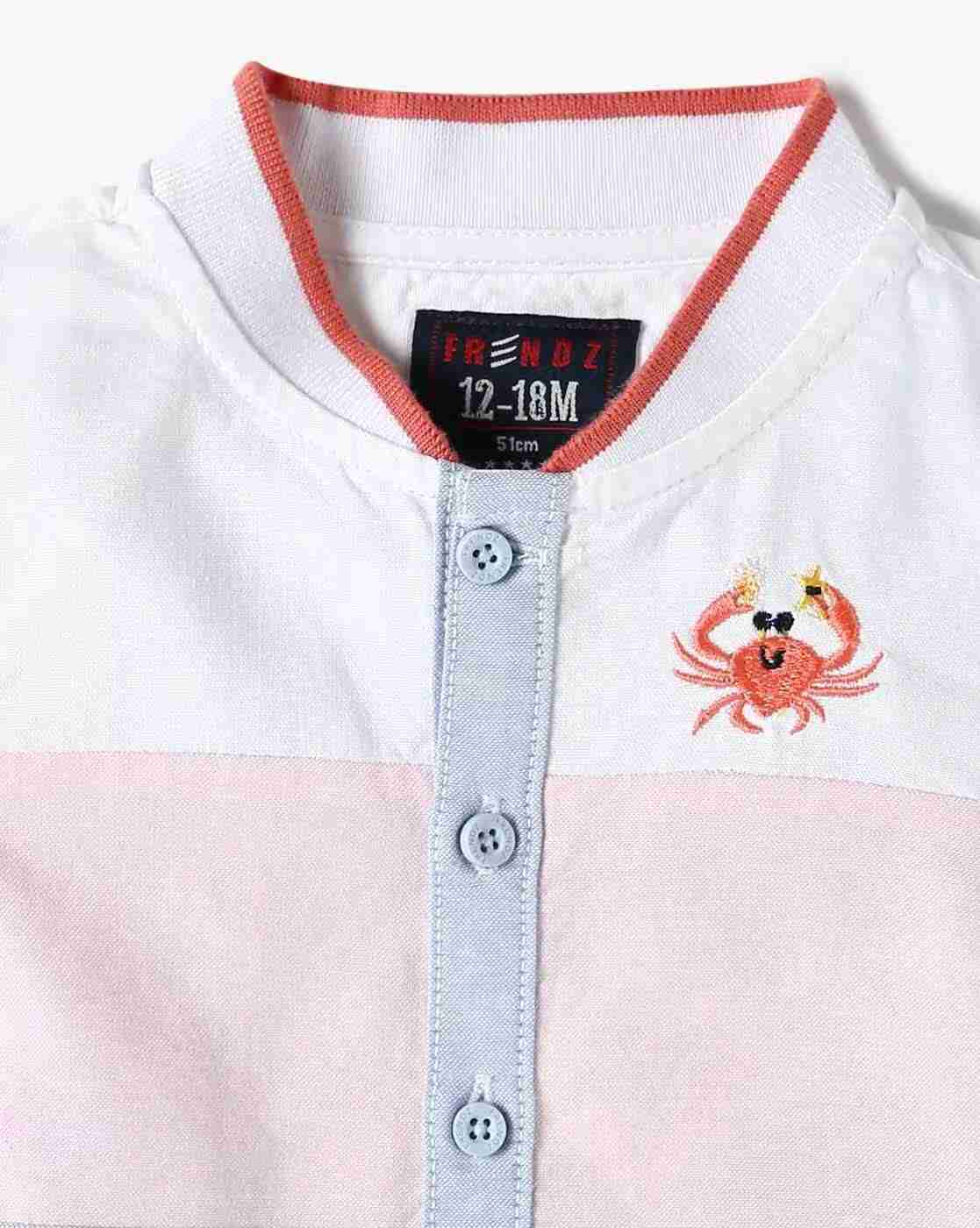 INF FRENDZ | Boys Colourblock Regular Fit Cotton Shirt|2