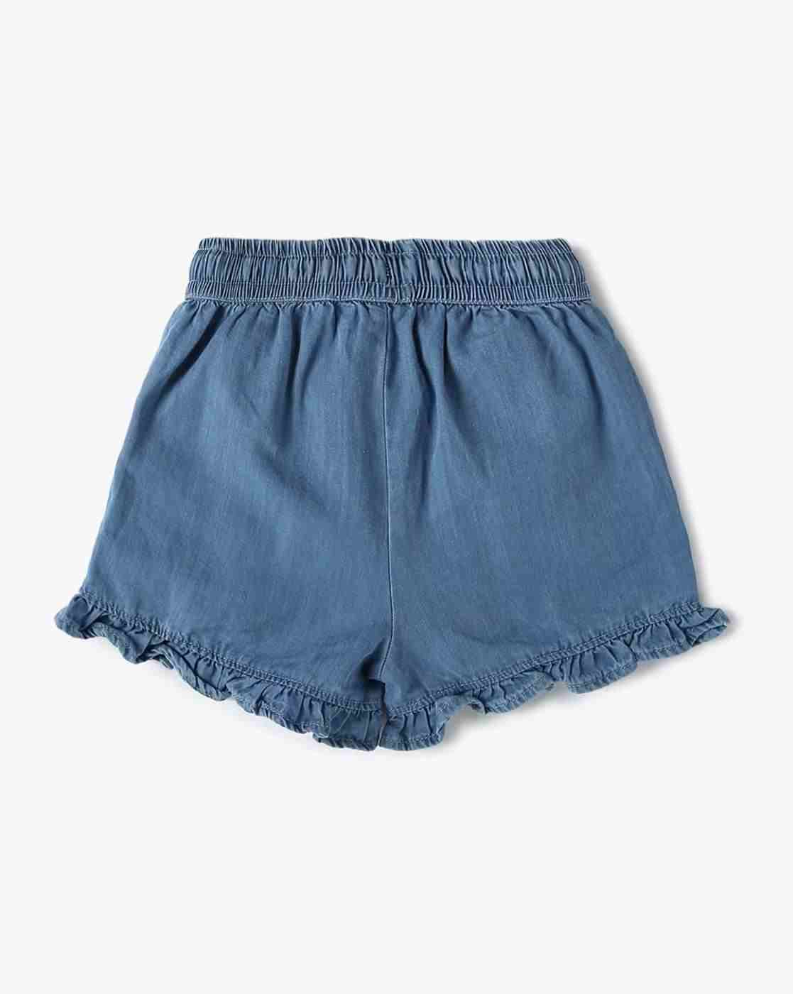 INF FRENDZ | Girls Embroidered Regular Fit Top with Shorts|4