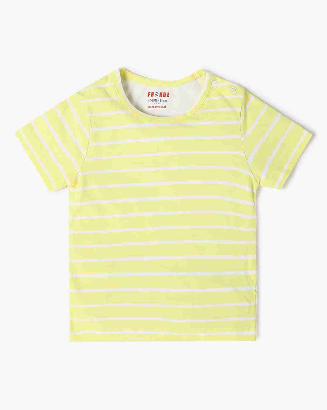 INF FRENDZ | Boys Striped T-Shirt & Dungaree Set