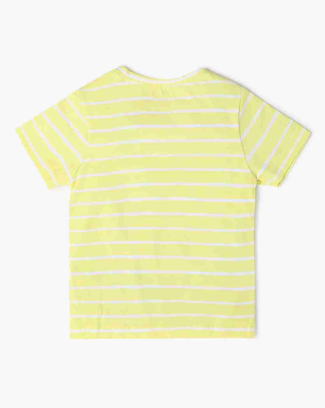 INF FRENDZ | Boys Striped T-Shirt & Dungaree Set|2