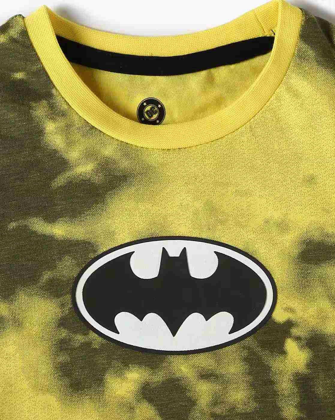 INF FRENDZ | Boys Batman Print Regular Fit Crew-Neck T-Shirt|2
