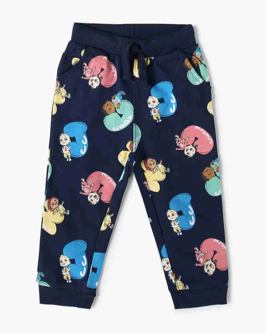 INF FRENDZ | Infants Graphic Print Joggers with Drawstring Waist|0