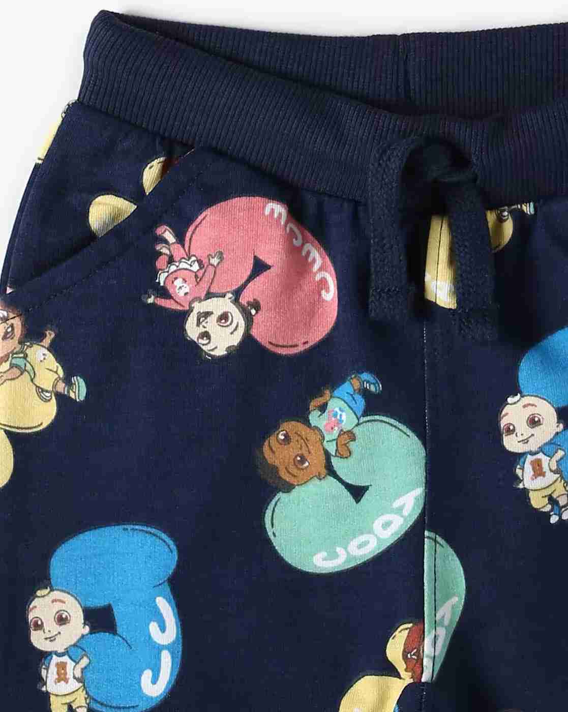 INF FRENDZ | Infants Graphic Print Joggers with Drawstring Waist|2