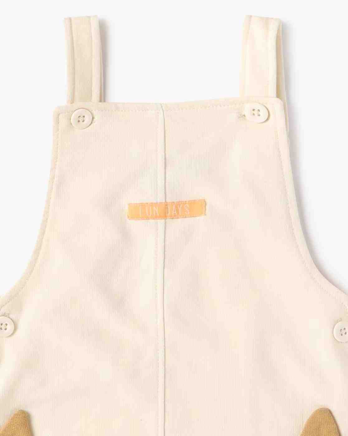 INF FRENDZ | Boys Cotton Square-Neck Dungaree with T-Shirt Set|6