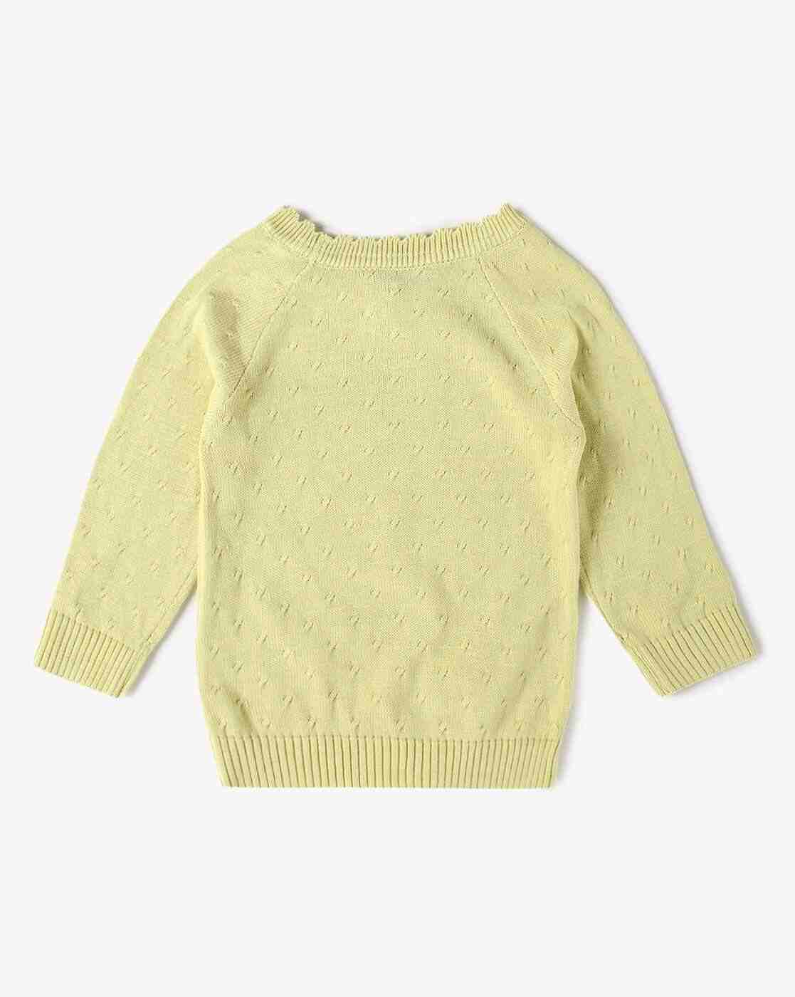 INF FRENDZ | Infants Embroidered Round-Neck Sweater|1
