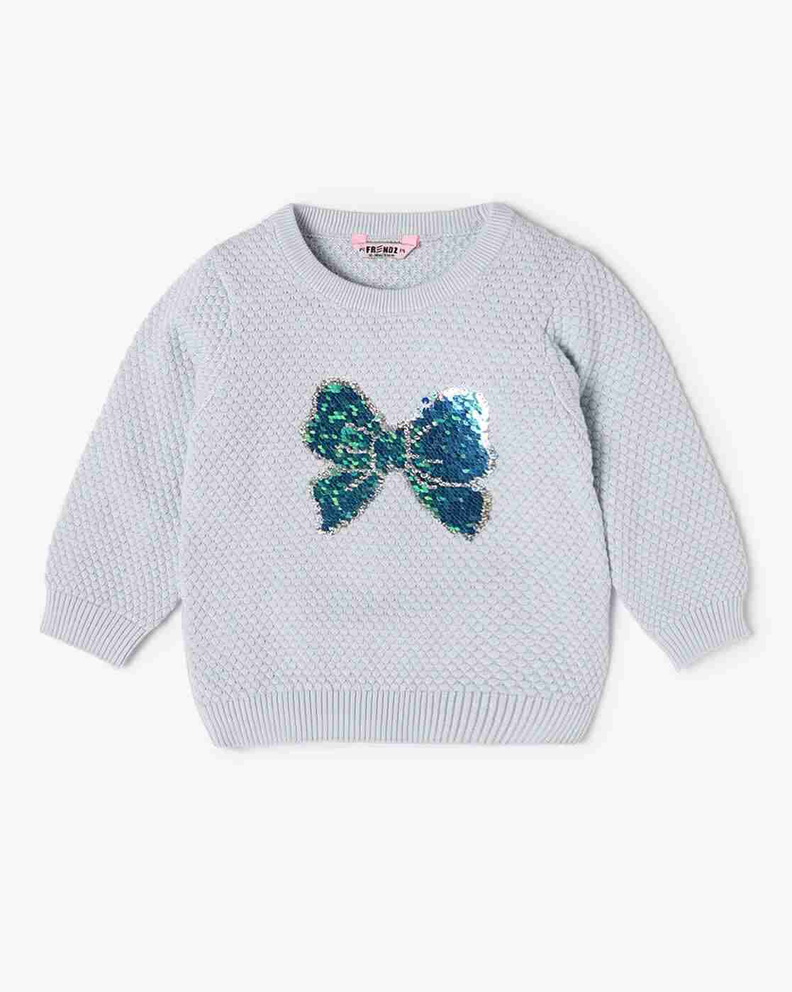 INF FRENDZ | Infants Embellished Round-Neck Sweater|0