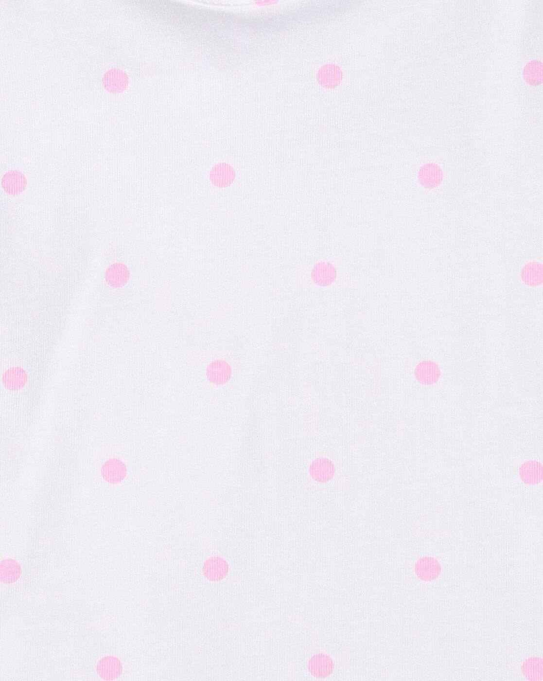 INF FRENDZ | Infant Girls Hello Kitty Applique Dungaree with T-Shirt Set|5