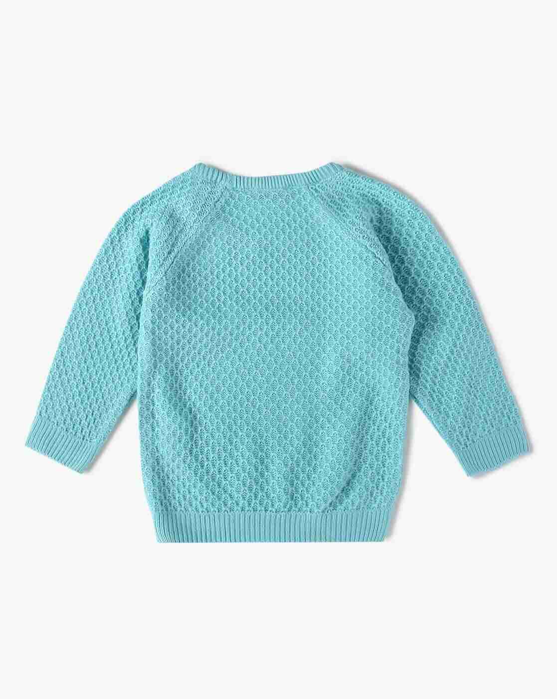 INF FRENDZ | Infants Patterned-Knit Round-Neck Sweater|1