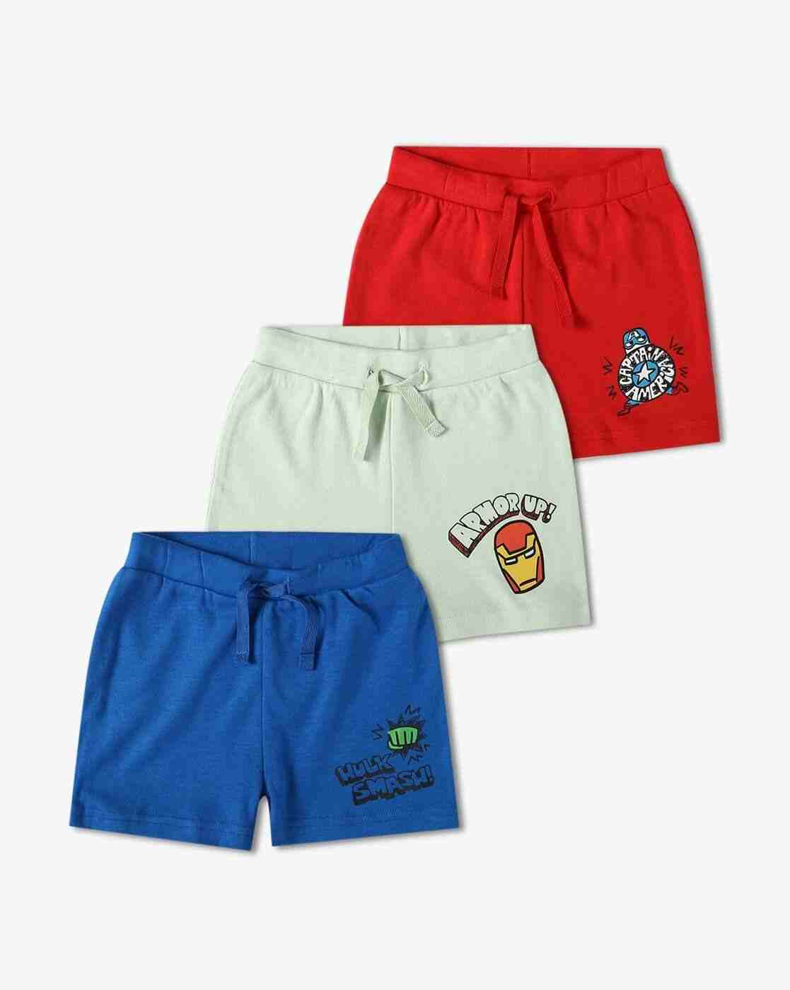 INF FRENDZ | Boys Pack of 3 Printed Regular Fit Shorts|0