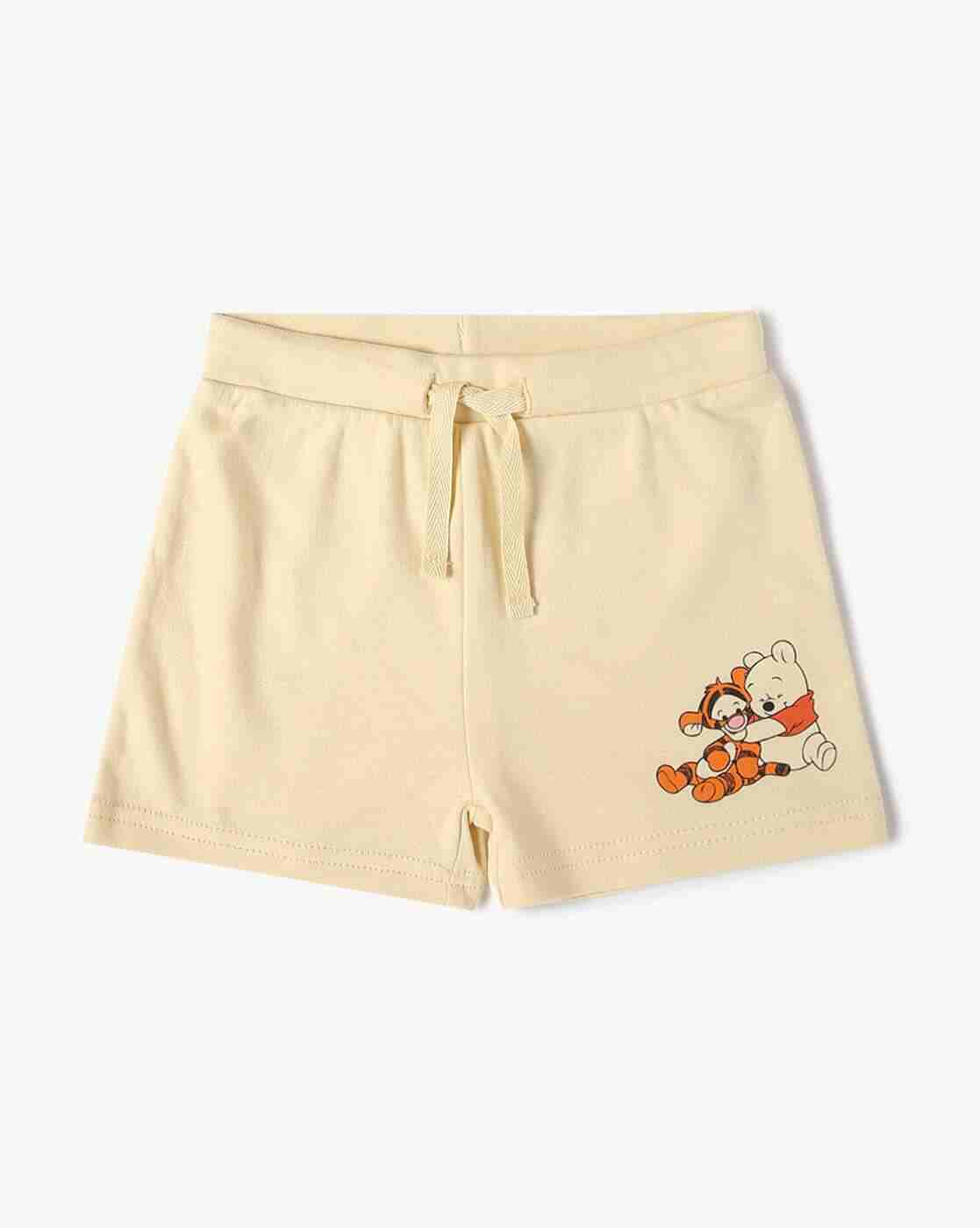 INF FRENDZ | Boys Pack of 3 Pooh Print Regular Fit Shorts|2