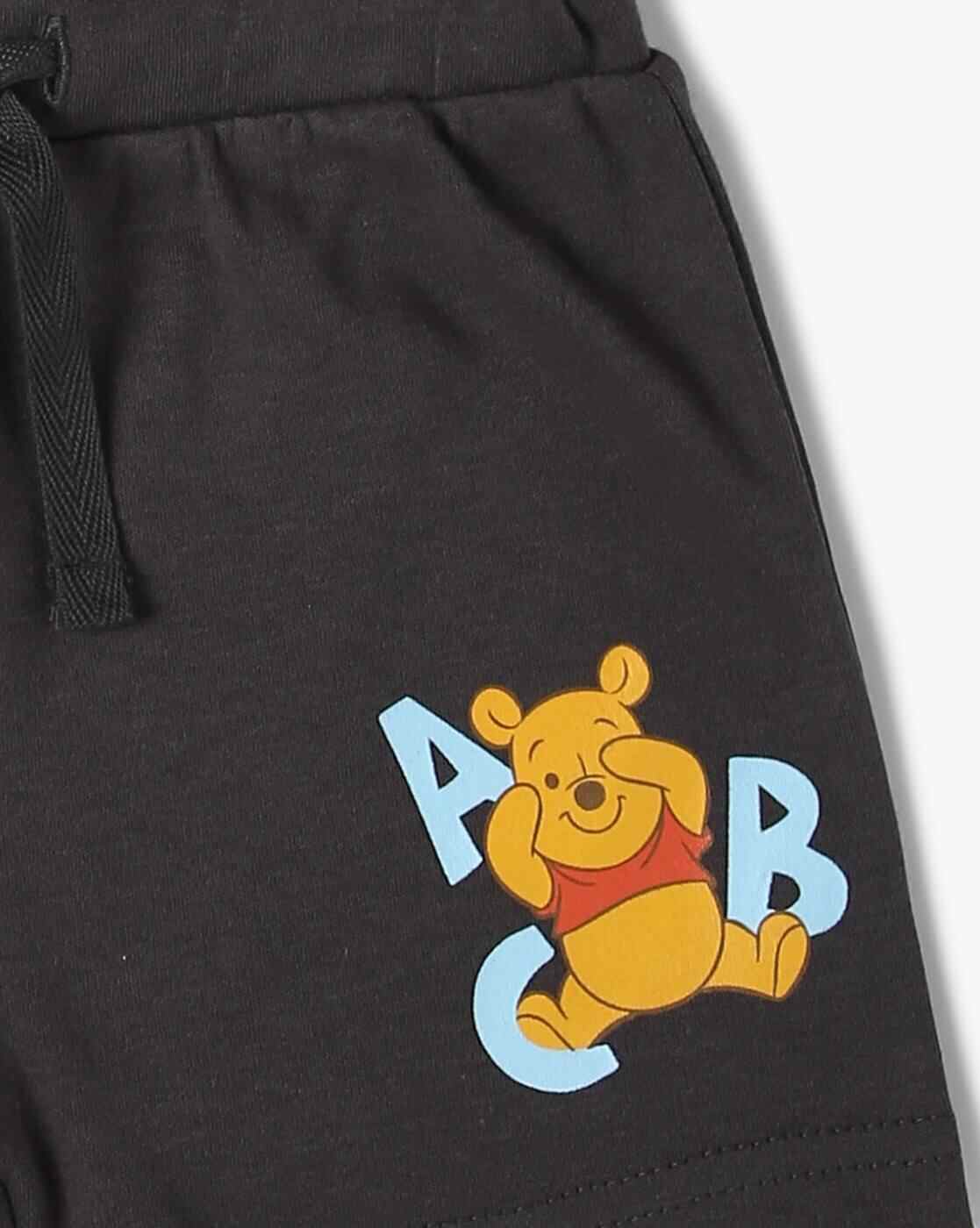 INF FRENDZ | Boys Pack of 3 Pooh Print Regular Fit Shorts|6