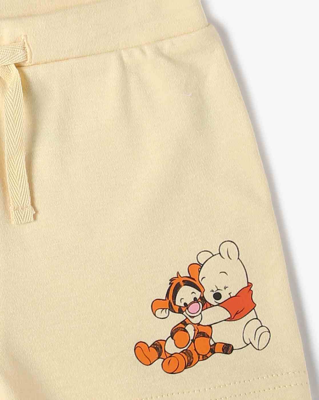 INF FRENDZ | Boys Pack of 3 Pooh Print Regular Fit Shorts|7