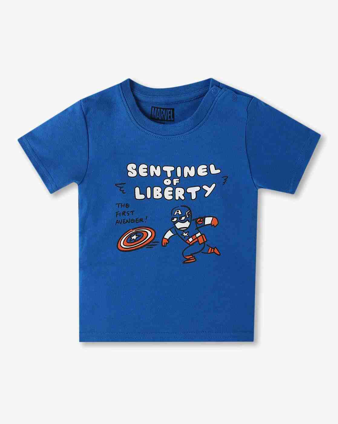 INF FRENDZ | Infants Pack of 3 Printed Regular Fit Round-Neck T-Shirts|1