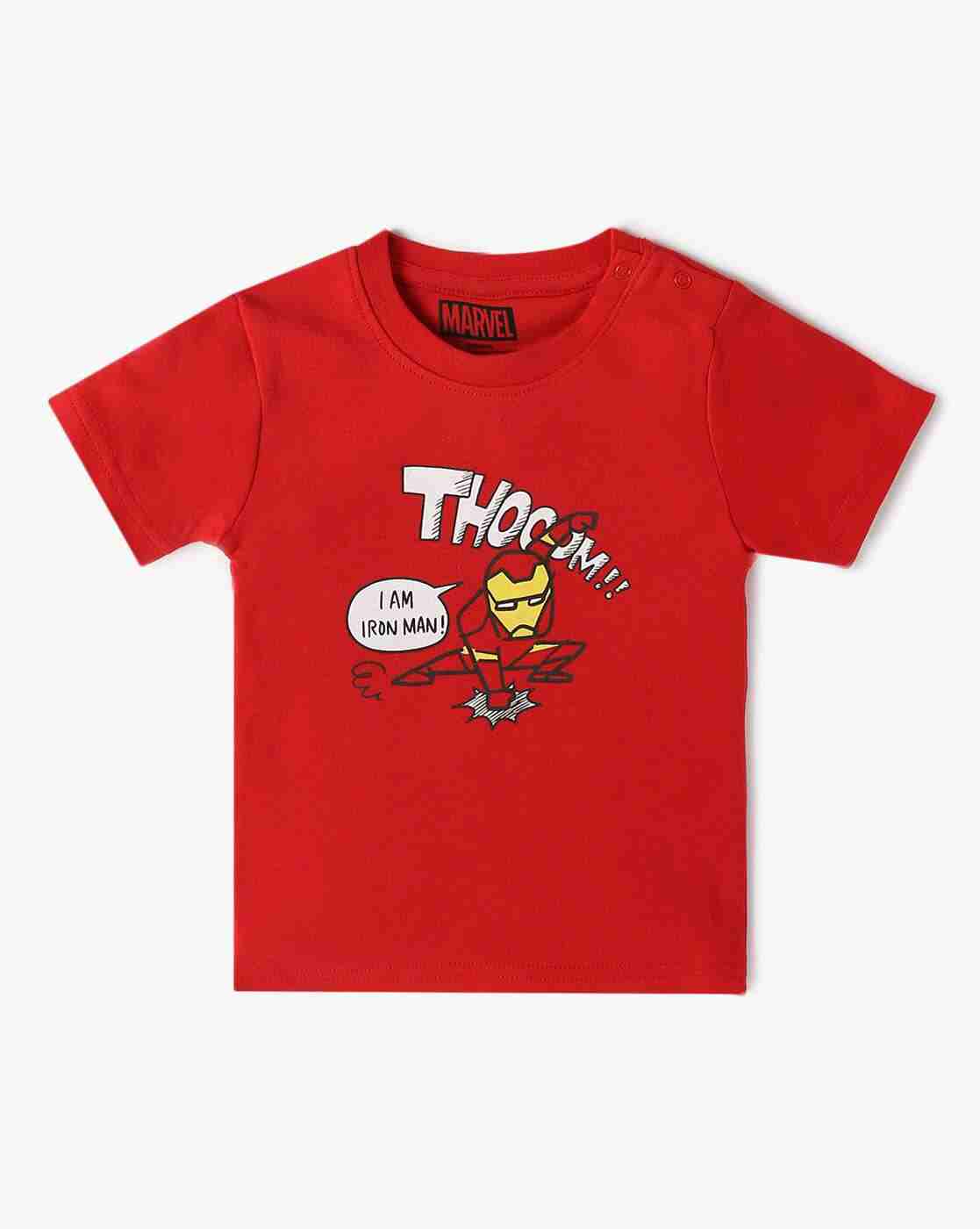INF FRENDZ | Infants Pack of 3 Printed Regular Fit Round-Neck T-Shirts|2