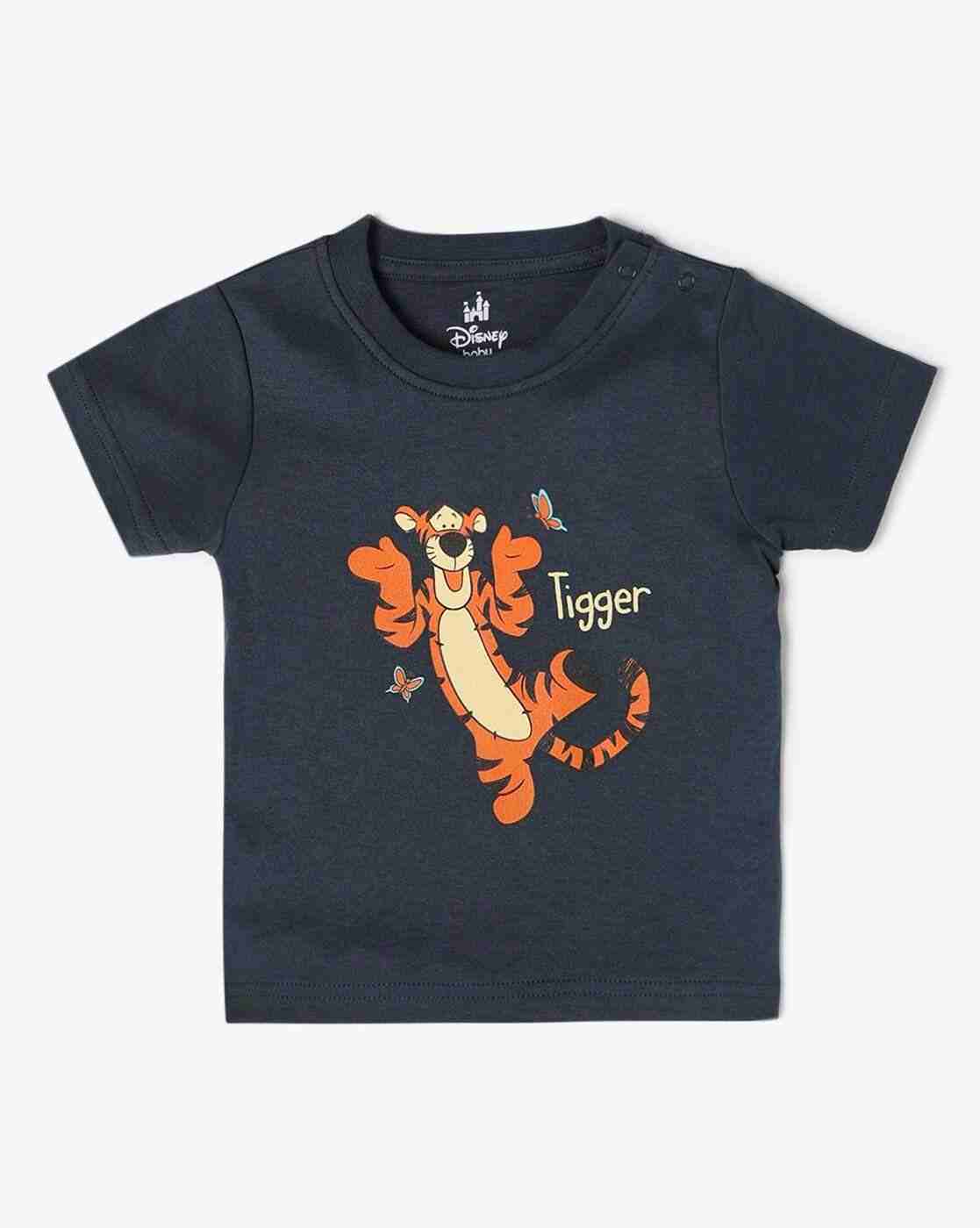 INF FRENDZ | Infants Pack of 3 Graphic Print Regular Fit Round-Neck T-Shirts|2