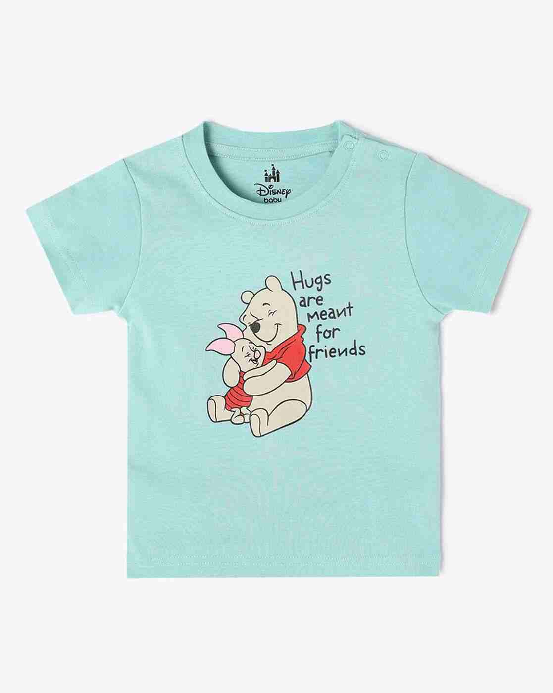 INF FRENDZ | Infants Pack of 3 Graphic Print Regular Fit Round-Neck T-Shirts|3