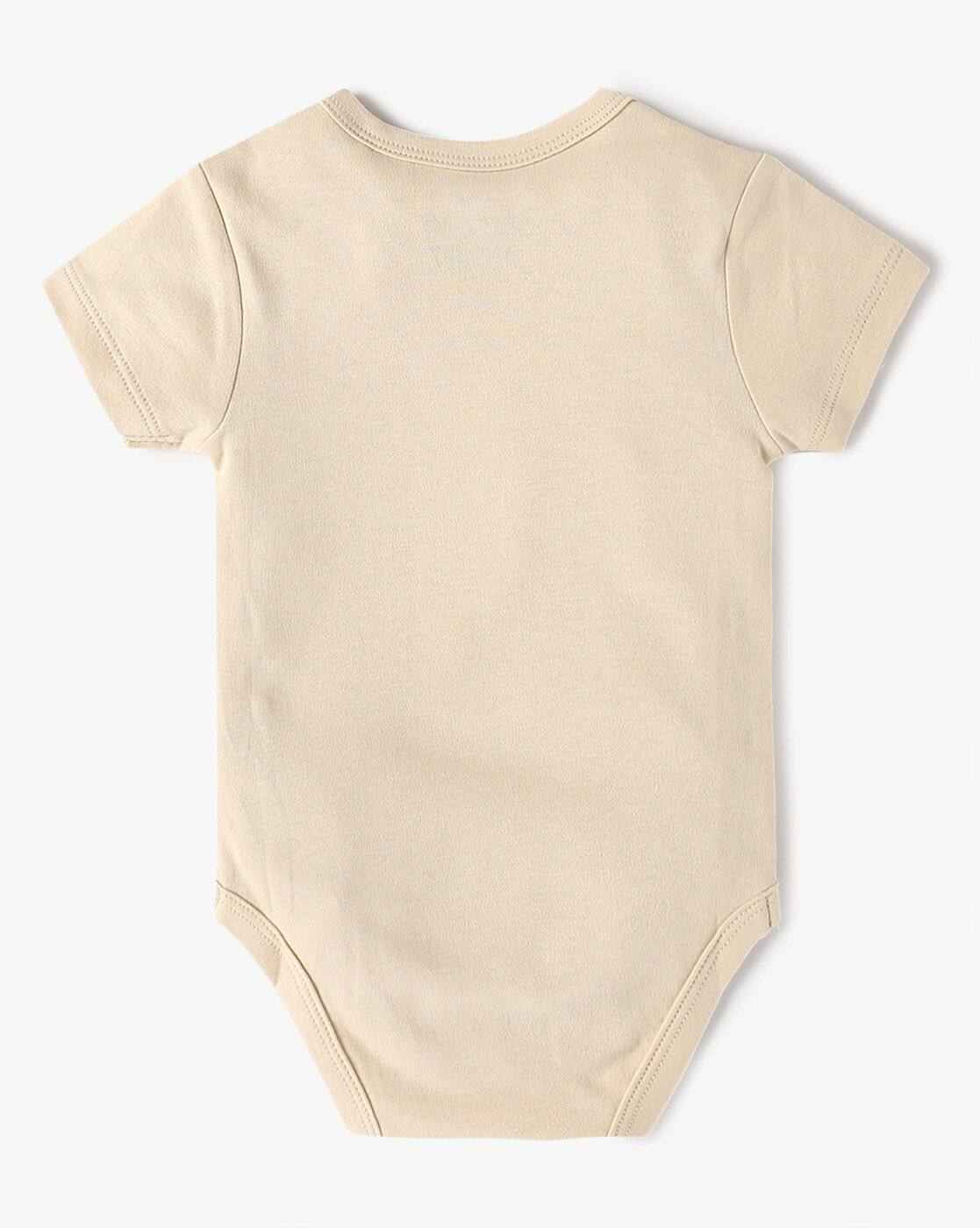 INF FRENDZ | Boys Pack of 2 Simba Print Cotton Onesies|3