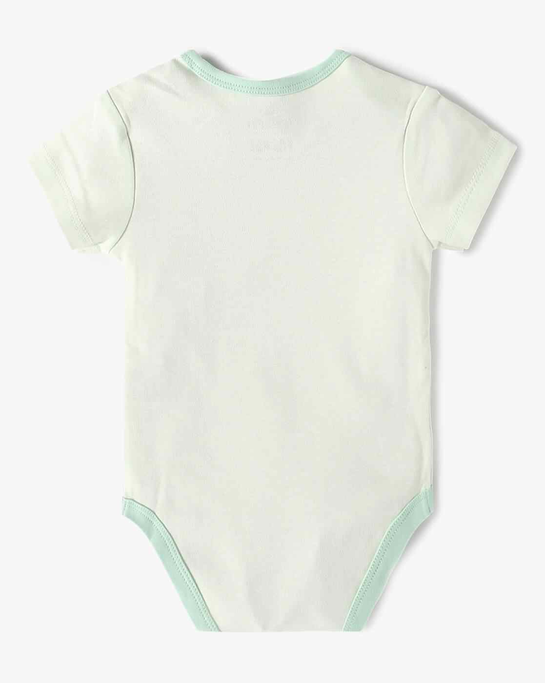 INF FRENDZ | Boys Pack of 2 Simba Print Cotton Onesies|4