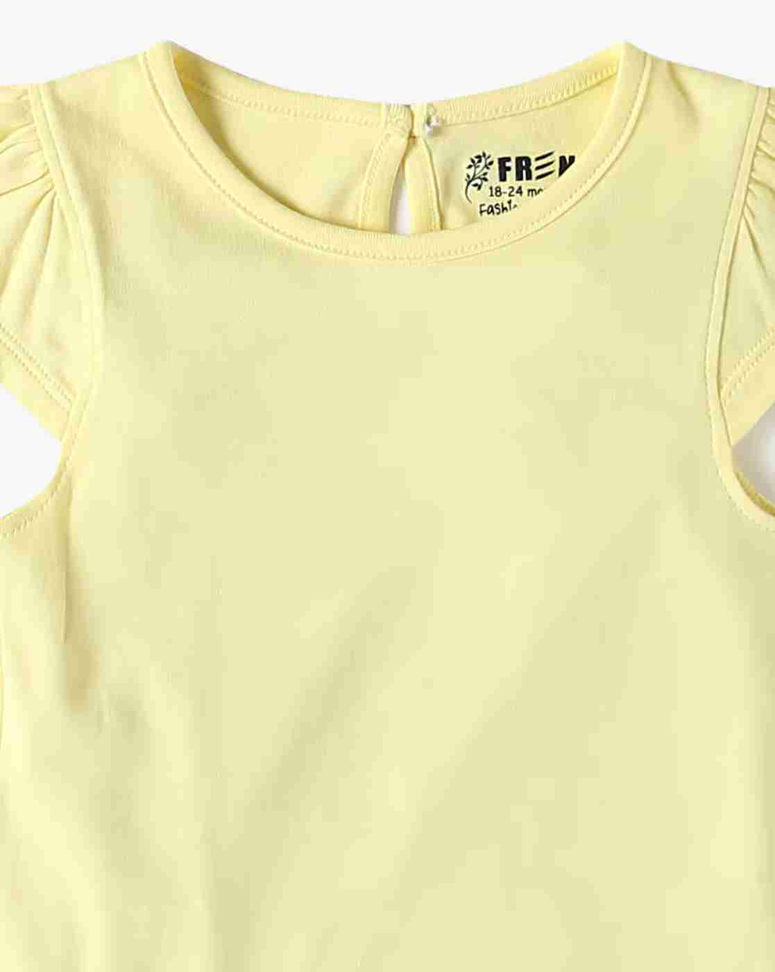 INF FRENDZ | Girls Floral Print Dungaree with T-Shirt Set|5