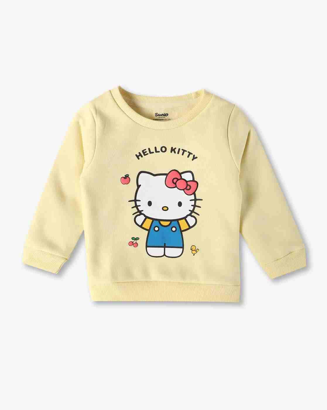 INF FRENDZ | Girls Hello Kitty Print Regular Fit Sweatshirt|0