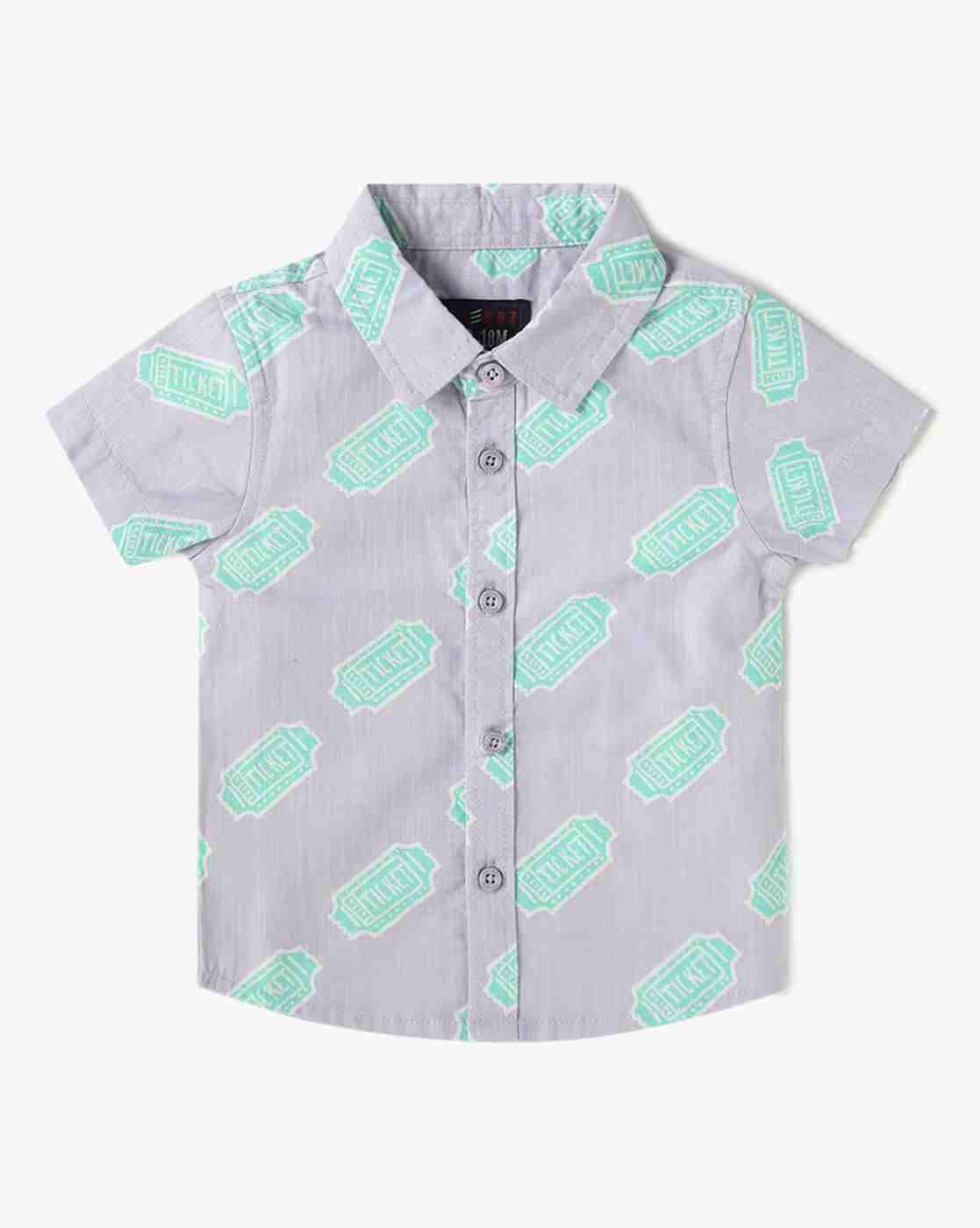 INF FRENDZ | Boys Printed Cotton Shirt with Vest|1