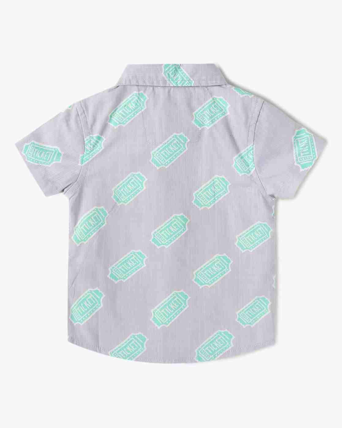 INF FRENDZ | Boys Printed Cotton Shirt with Vest|2