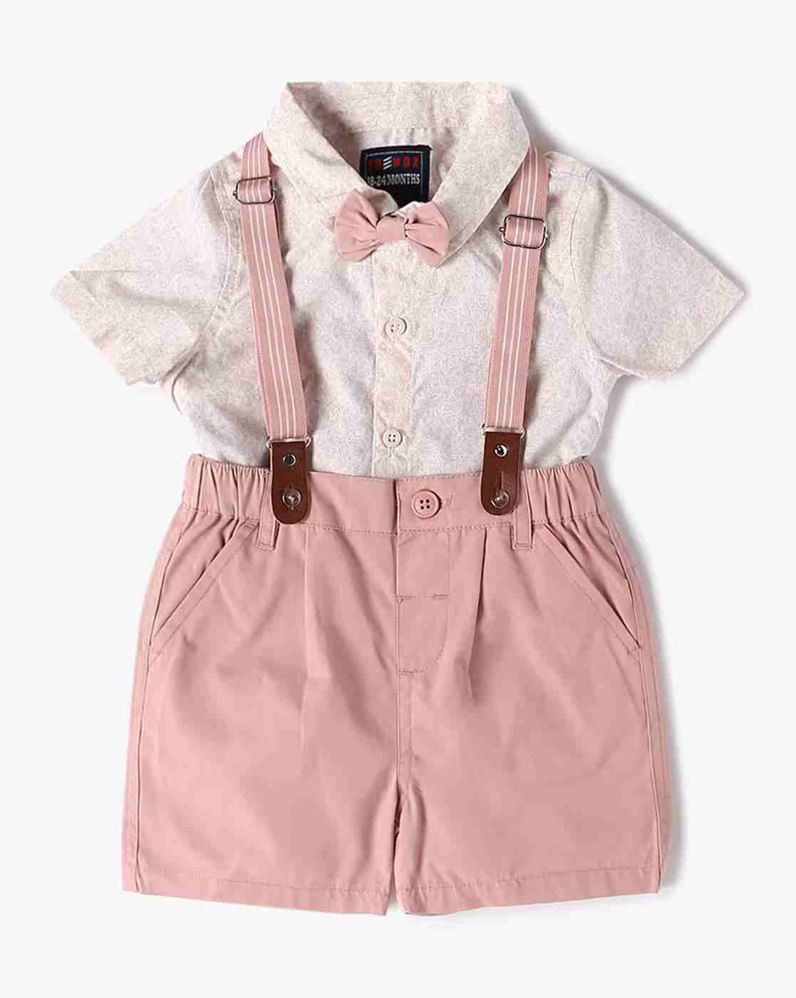 Boys Printed Shirt & Shorts Set