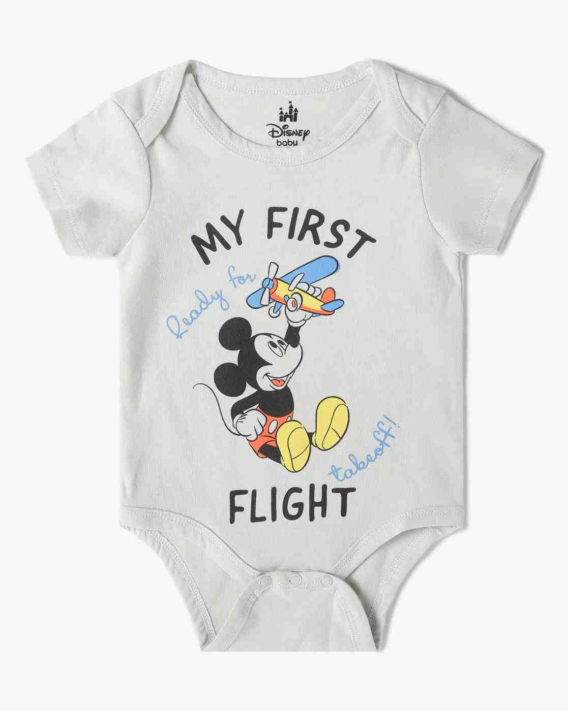 INF FRENDZ | Boys Pack of 2 Mickey Mouse Print Onesies