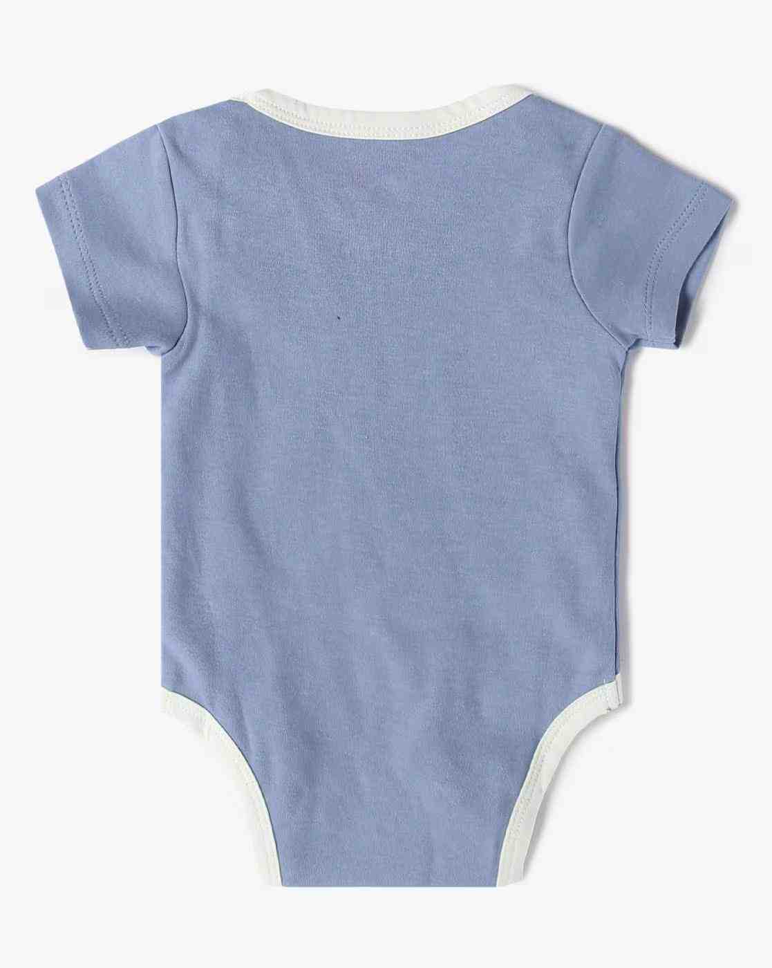 INF FRENDZ | Boys Pack of 2 Mickey Mouse Print Onesies|4