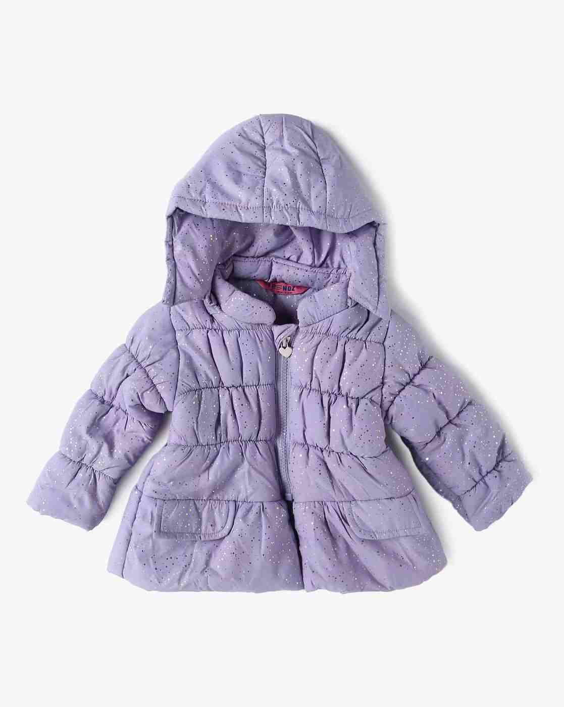 INF FRENDZ | Girls Quilted Regular Fit Hooded Jacket|0