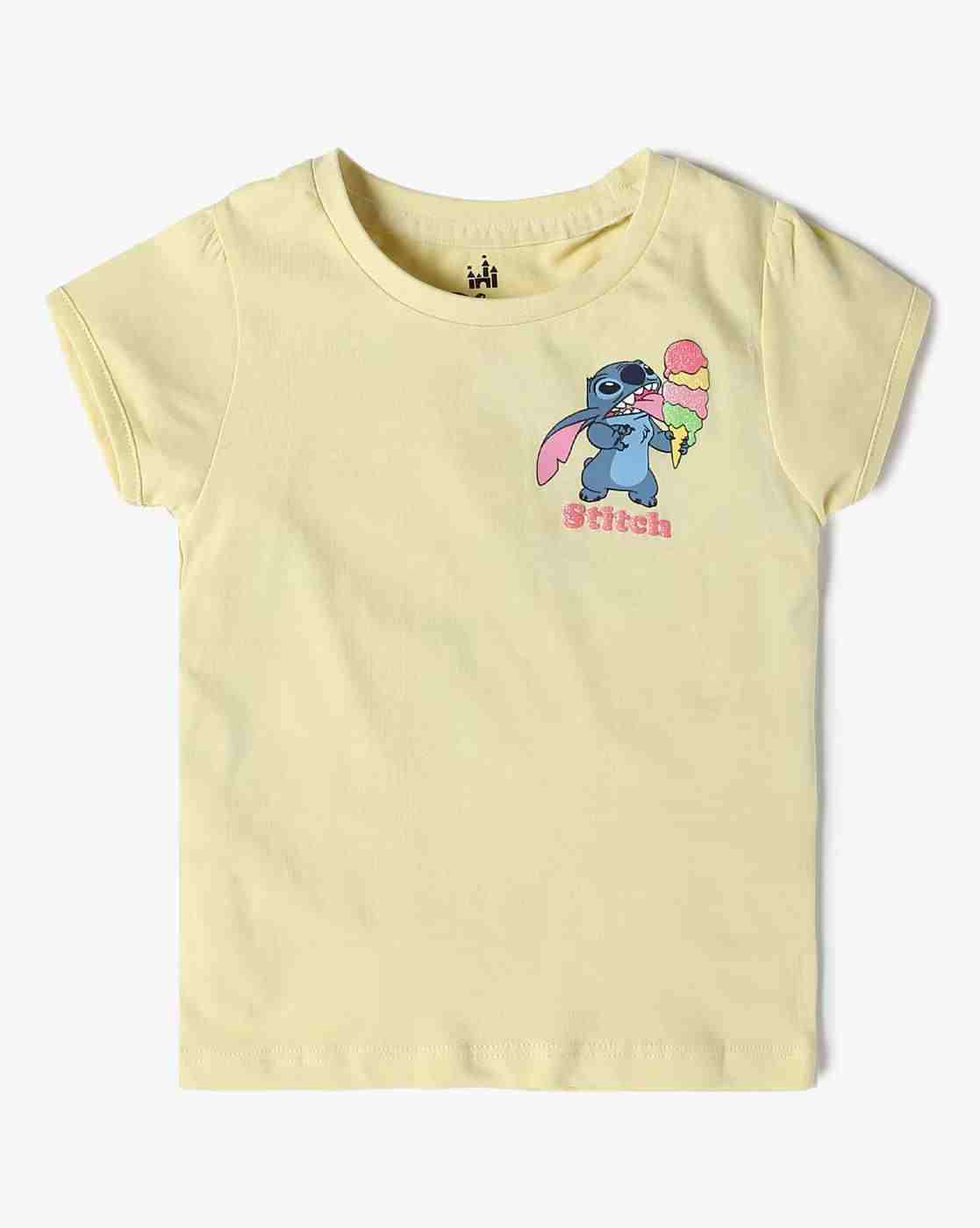 INF FRENDZ | Girls Pack of 2 Graphic Print Round-Neck T-Shirts|1