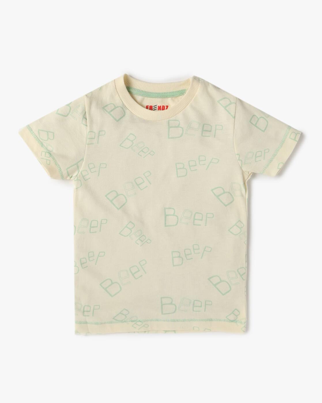 INF FRENDZ | Boys Graphic Print Regular Fit Dungaree & T-Shirt Set|1