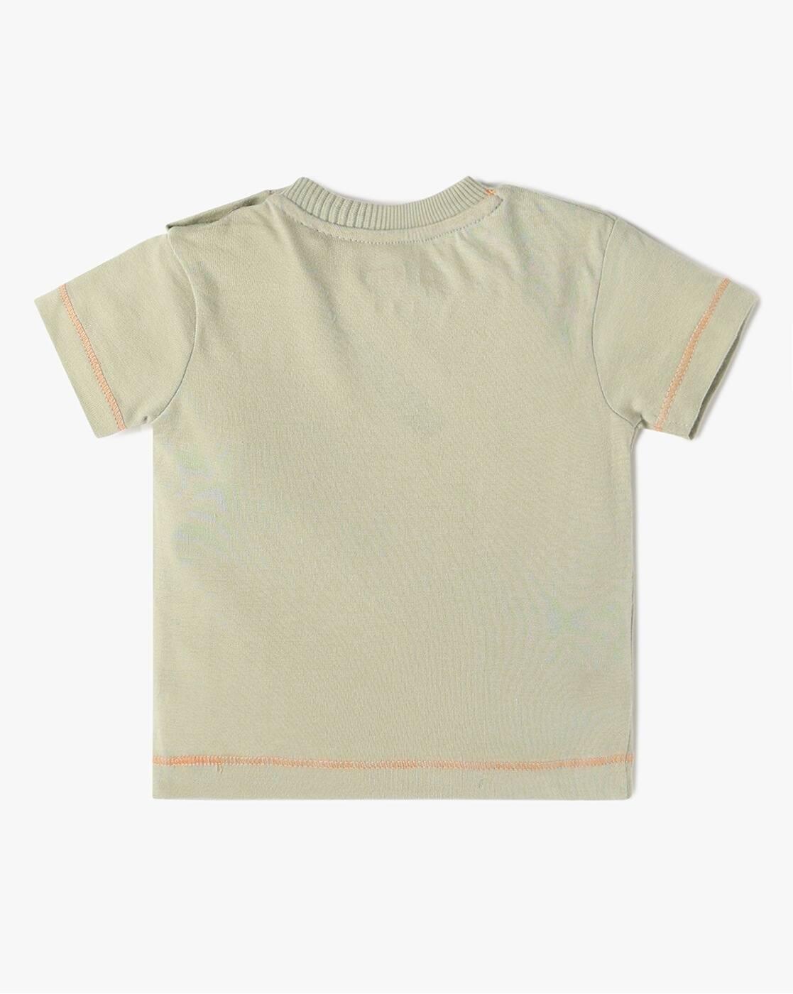 INF FRENDZ | Boys Graphic Print Dungaree with T-Shirt|2